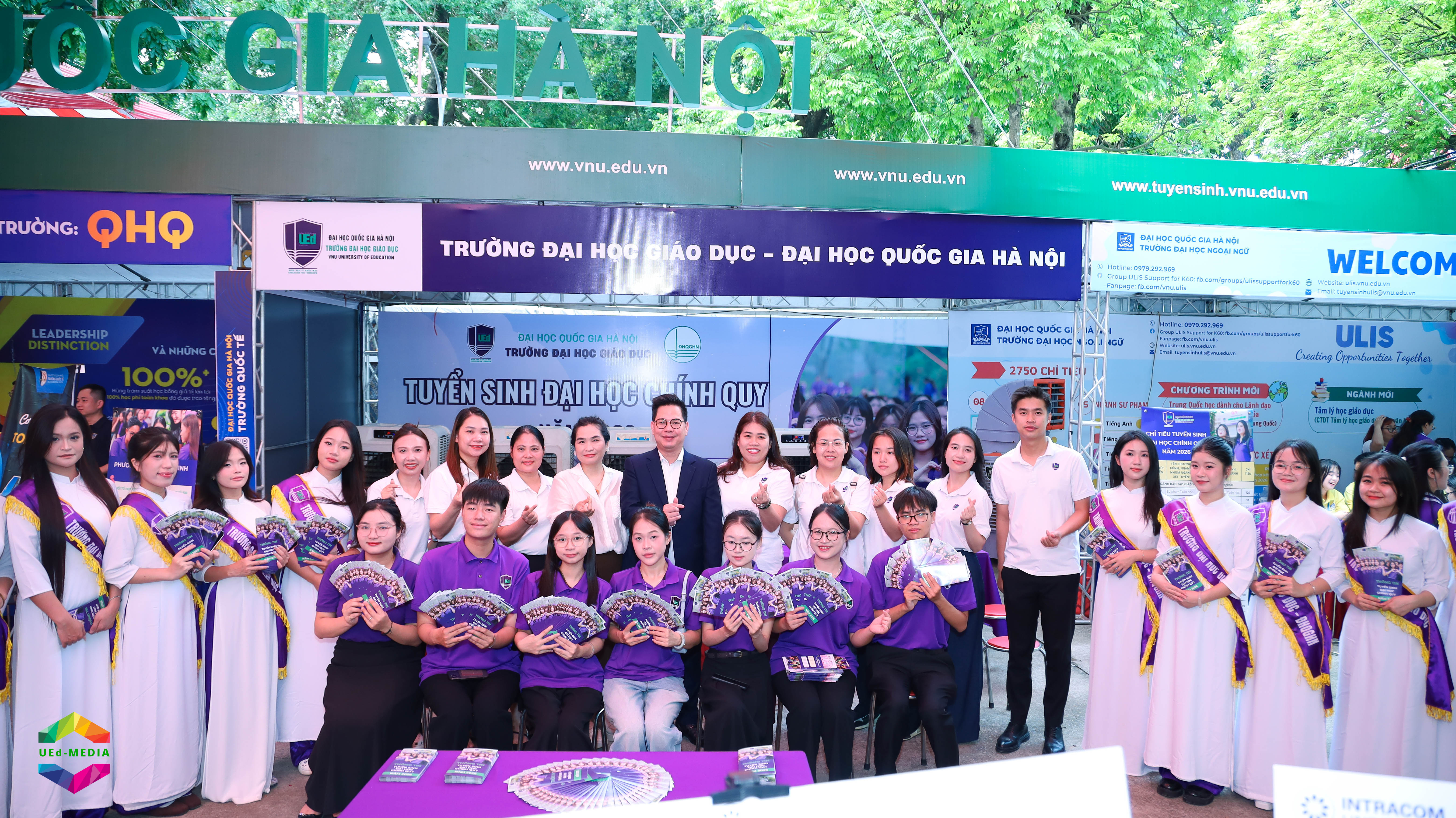 Trường Đại học Giáo dục – ĐHQGHN đồng hành cùng thí sinh tại Ngày hội Lựa chọn nguyện vọng xét tuyển đại học, cao đẳng năm 2026