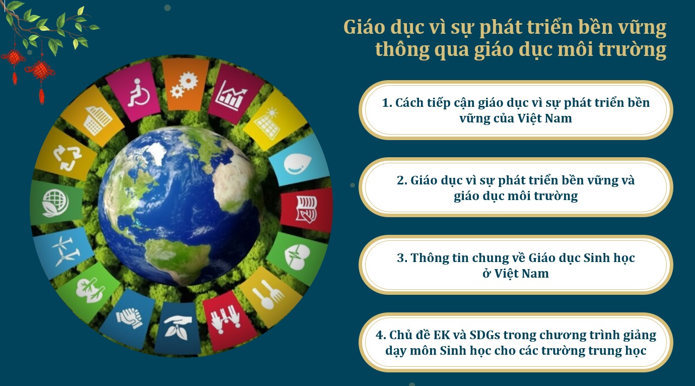 Giáo dục vì sự phát triển bền vững thông qua giáo dục môi trường trong chương trình Giáo dục phổ thông 2018