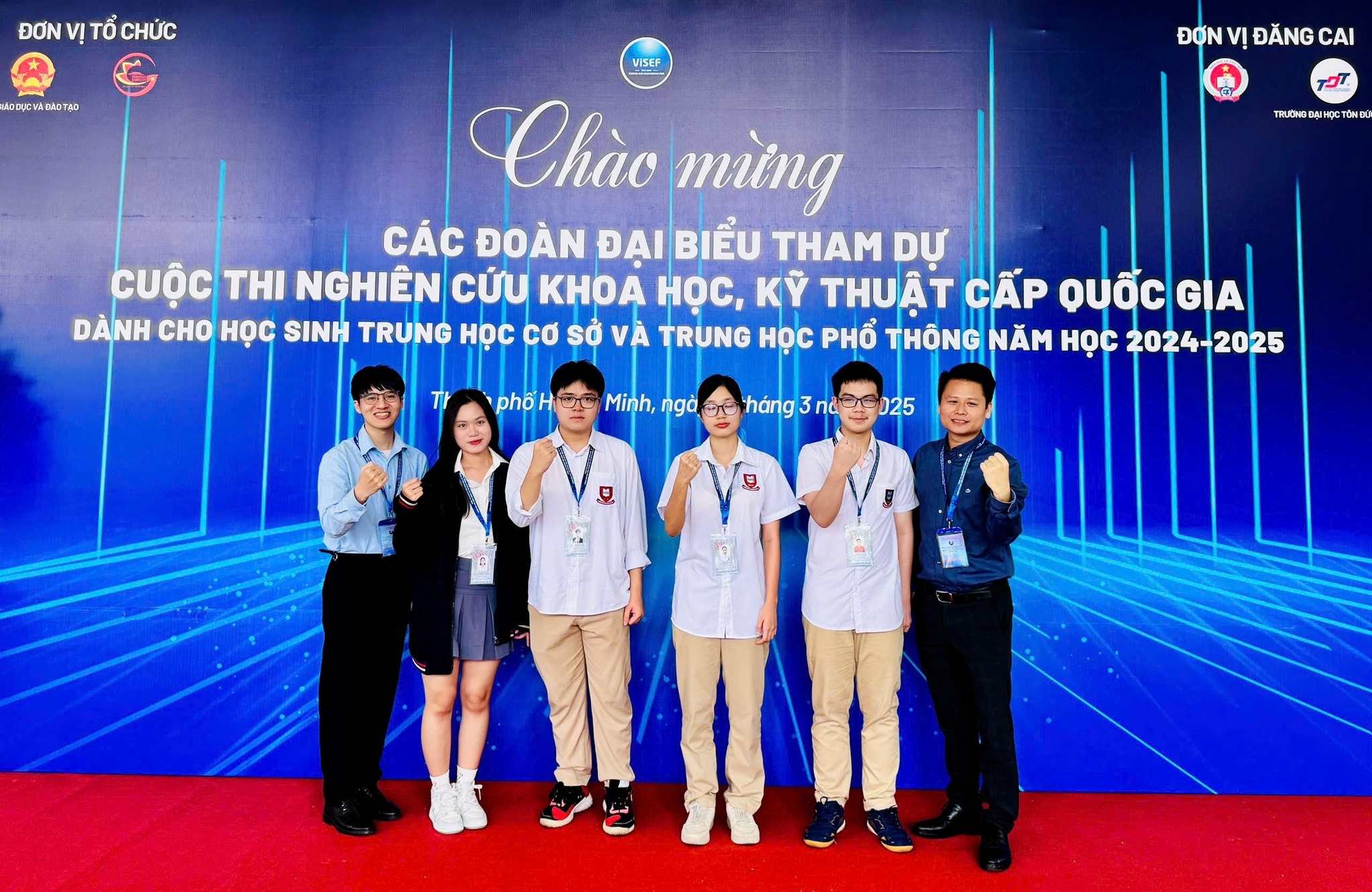[Trường THPT Khoa học Giáo dục] Nhiều học sinh đạt giải cao tại Kỳ thi Khoa học Kỹ thuật cấp Quốc gia năm học 2024 - 2025