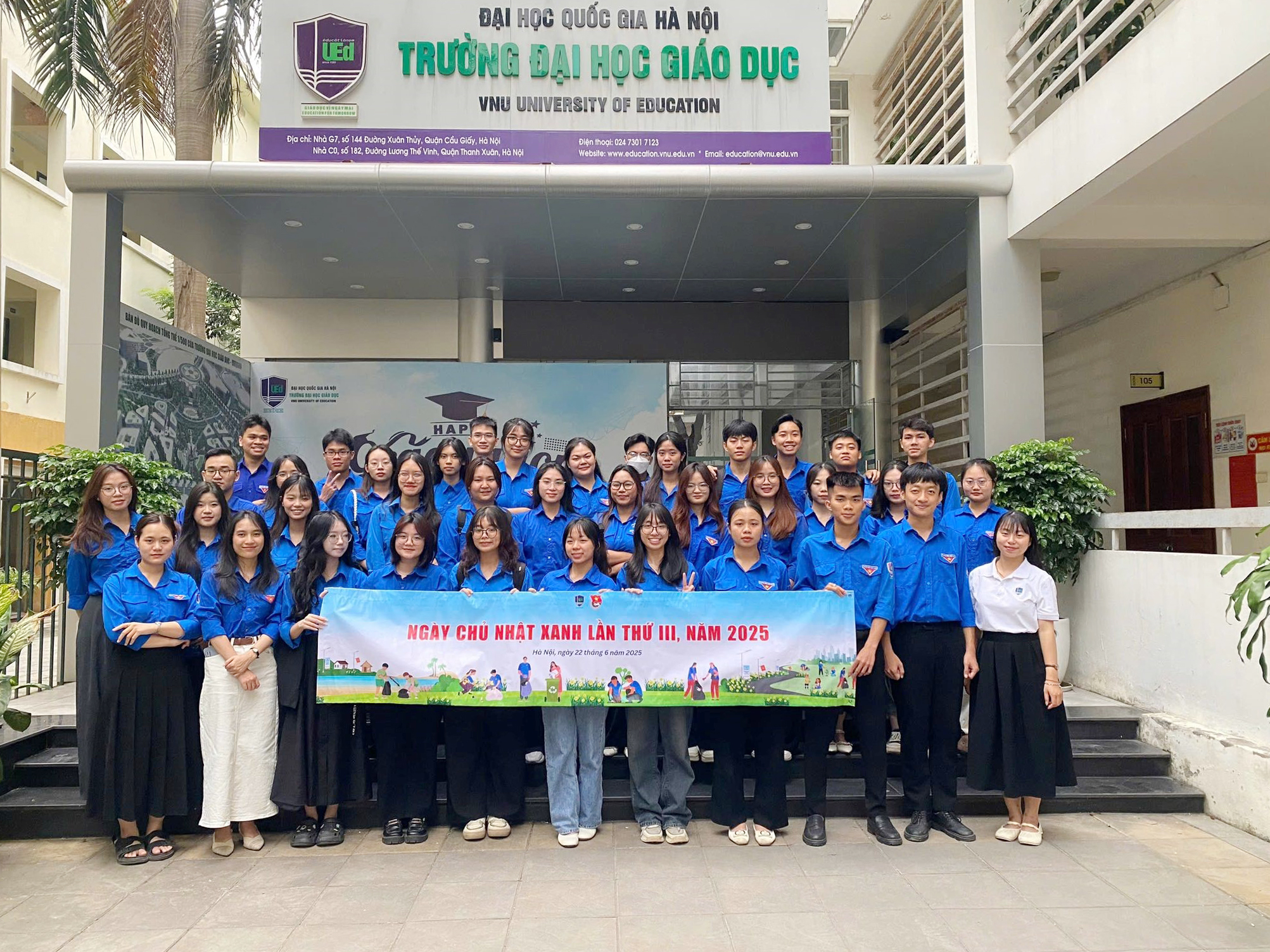 Vì môi trường xanh – Vì cuộc sống an lành: Ngày Chủ nhật Xanh của Tuổi trẻ Trường Đại học Giáo dục