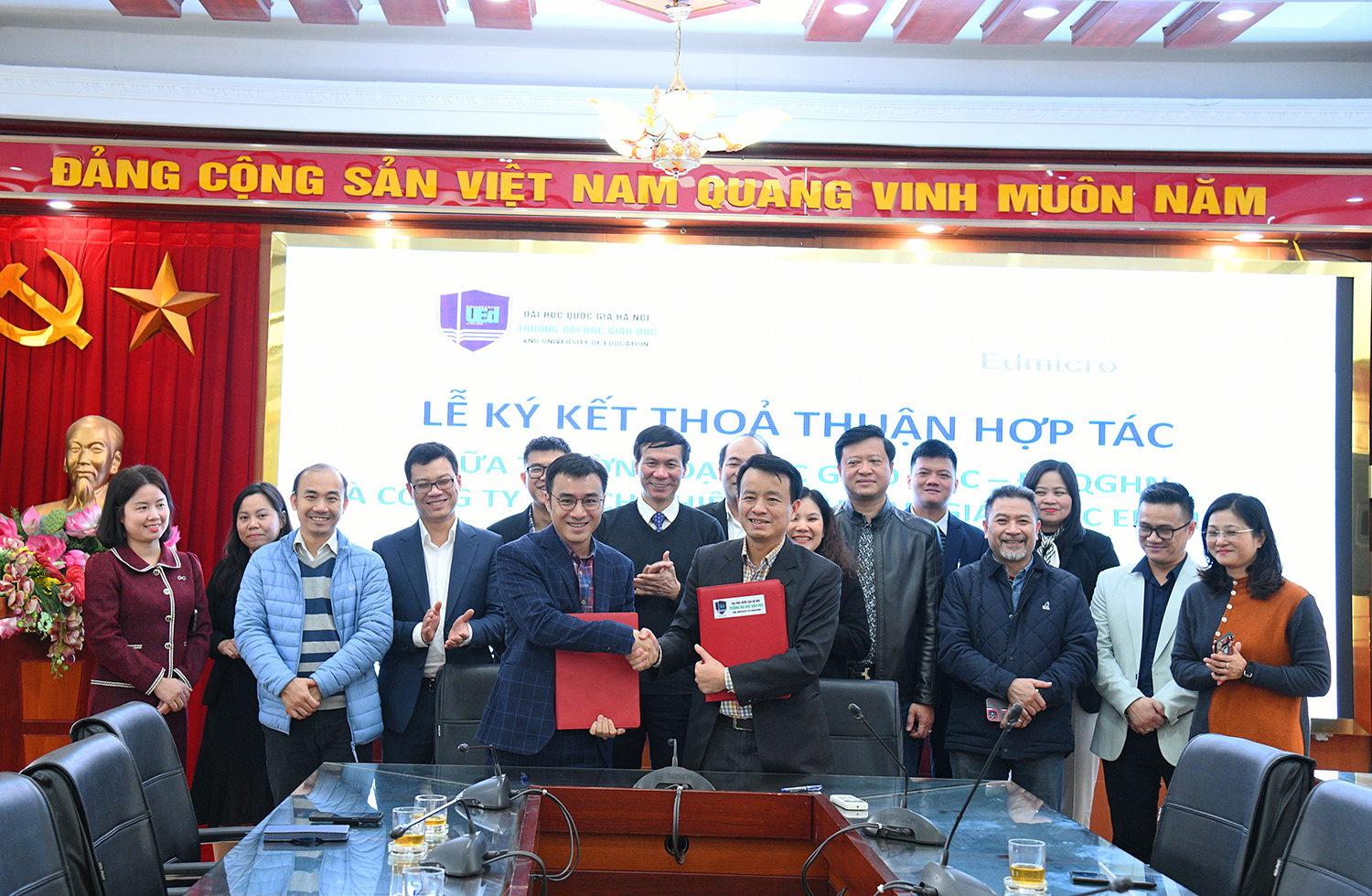 ĐHGD và Edmicro ký kết thoả thuận hợp tác trong lĩnh vực công nghệ giáo dục