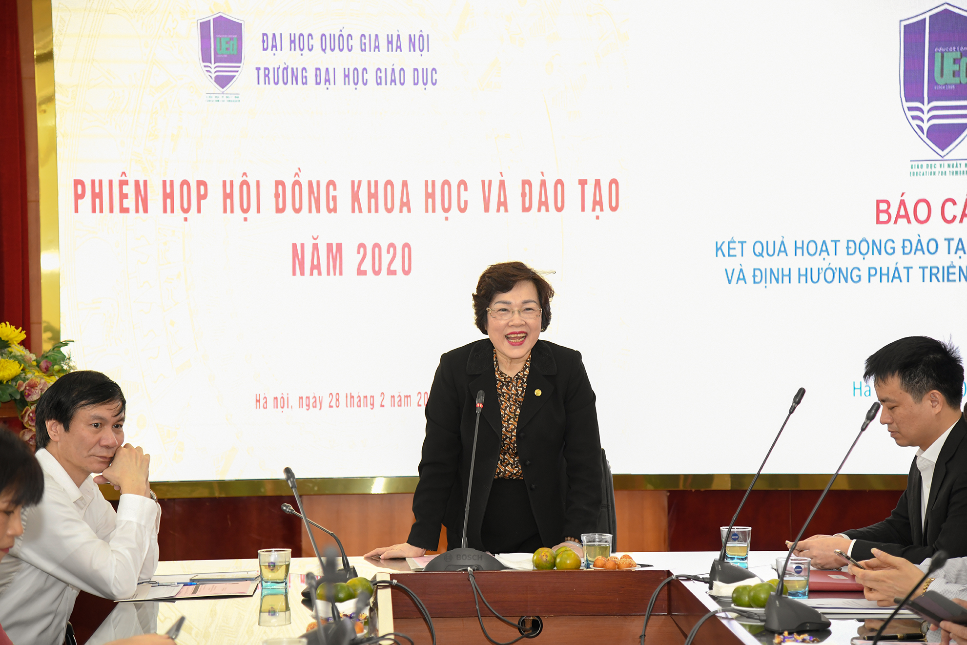 GS. TS. Nguyễn Thị Mỹ Lộc - Chủ tịch Hội đồng Khoa học và Đào tạo Trường Đại học Giáo dục