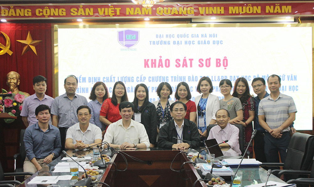 ĐHGD: khảo sát sơ bộ triển khai đánh giá ngoài cấp chương trình đào tạo